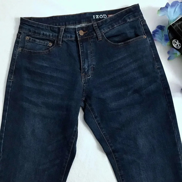 Izod NWOT Comfort Stretch Straight Fit Jeans Men 32x32 - Picture 4 of 10